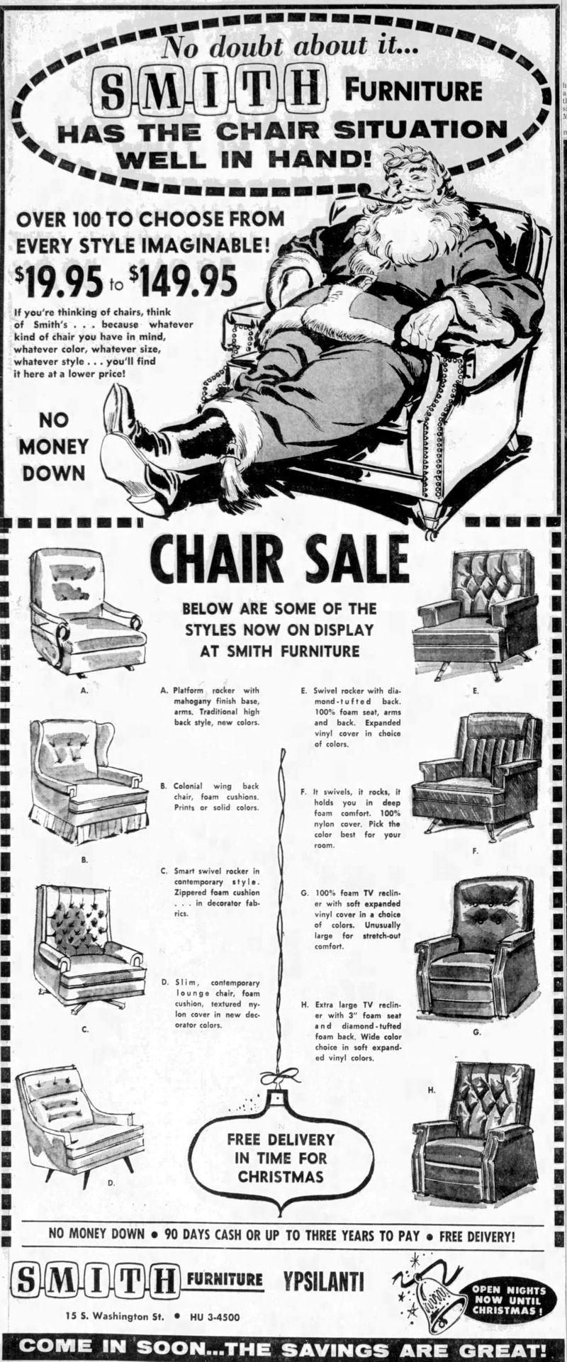Smith Furniture - Dec 20 1963 Article